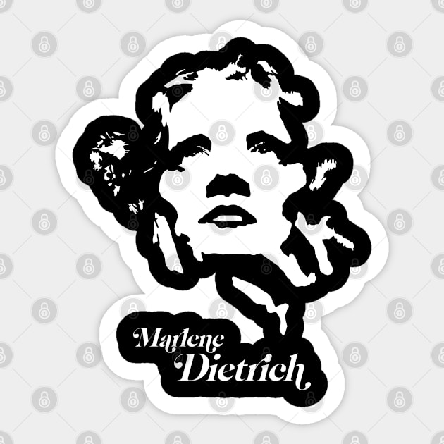 Marlene Dietrich Sticker by ProductX